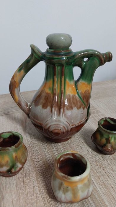 Zestaw,serwis do napojów PRL