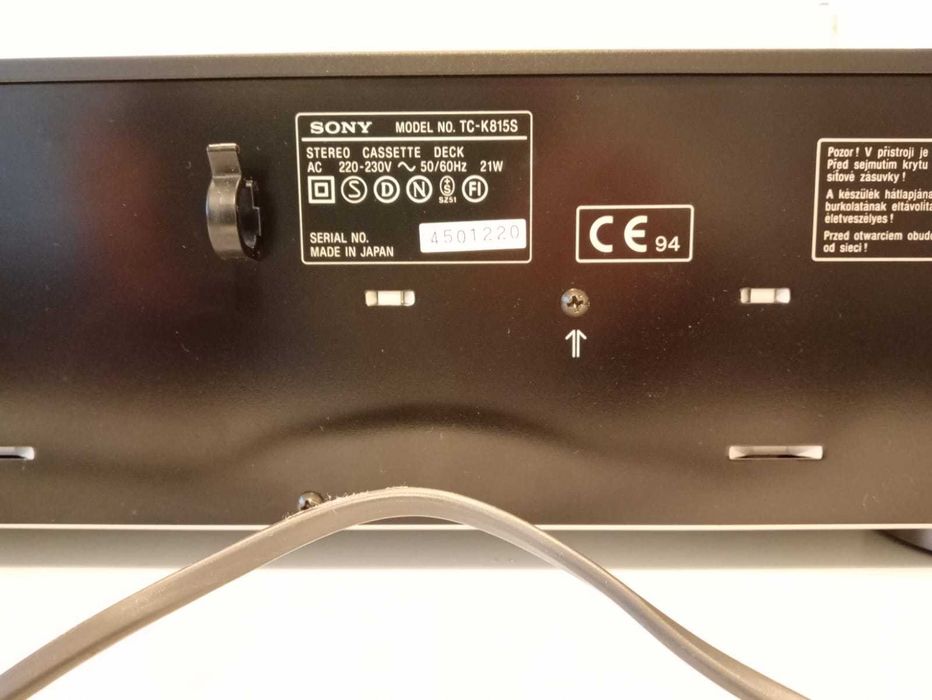 SONY TC K 815 S 3 head 3 motor QUARTZ excelente estado