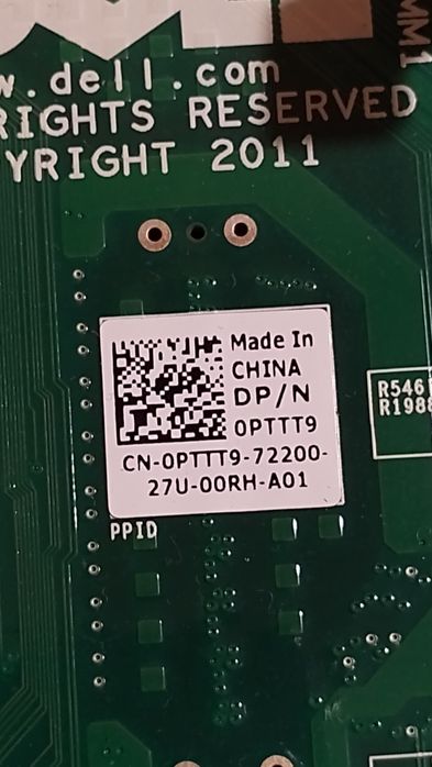 Материнская плата Dell precision t 3600 .OPTTT 9. НЕРАБОЧАЯ.Под ремонт