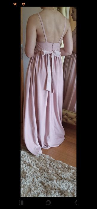 Vestido Rosa Seco