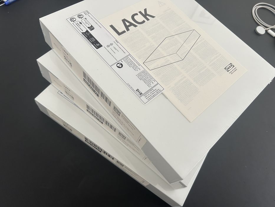 IKEA LACK branco prateleira 30x26