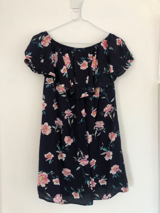 Vestido flores Bershka