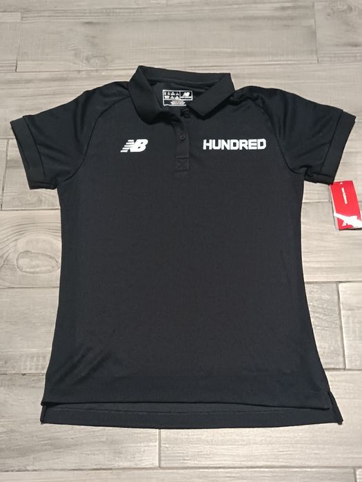 Футболка-поло New Balance The HUNDRED 100 Cricket Staff, розмір 38.