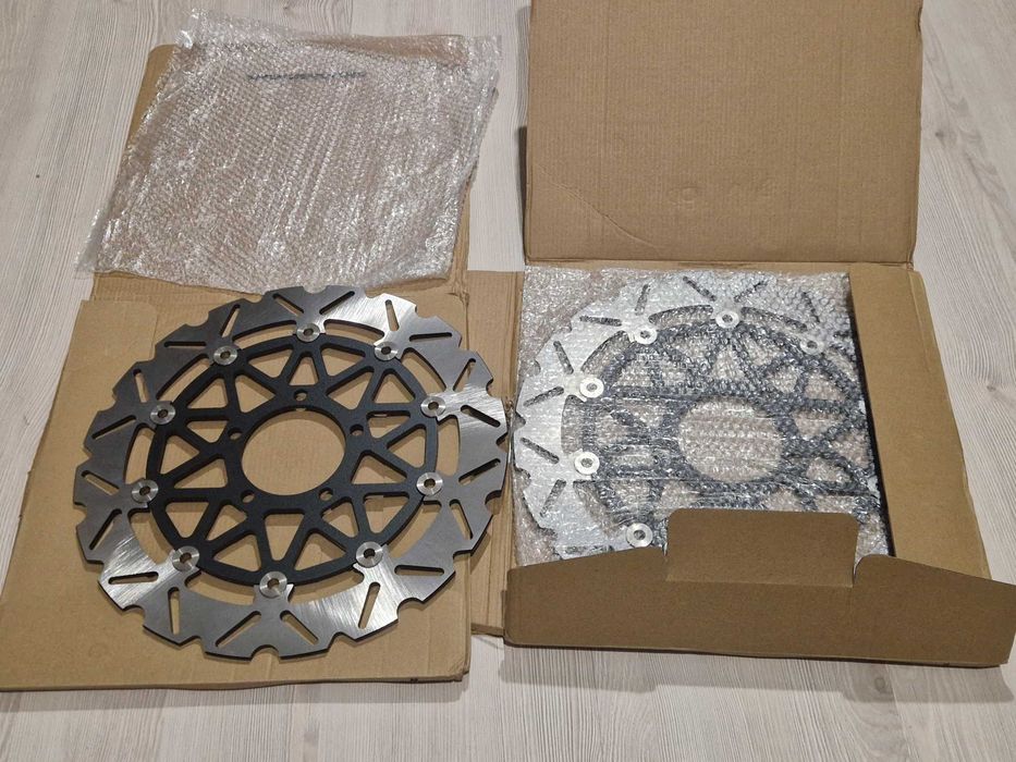 Гальмівні диски 330 мм Kawasaki ZX-10R + комплект переходу