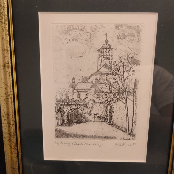 Obraz oryginalny Franz Knapp Schloss Schallaburg