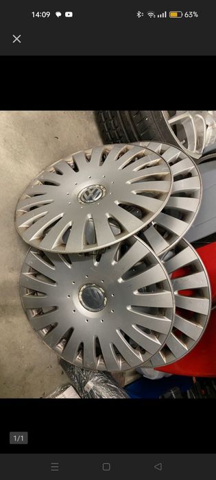 Kołpaki oryginalne Volkswagen r16 komplet 4 sztuki