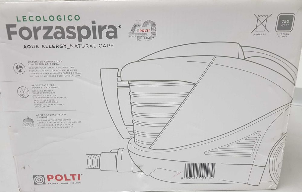 Aspirador Polti Forzaspira Lecologico Aqua Allergy Natural Care