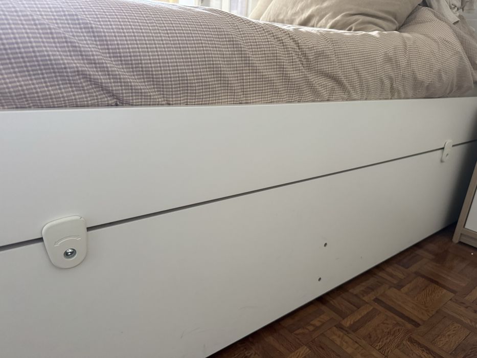 Cama IKEA SLAKT - c/cama adicional (com 2 colchões)