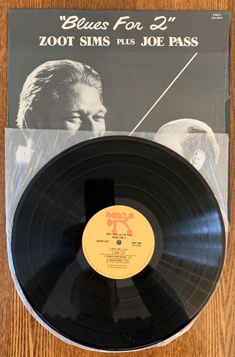 Zoot Sims Plus Joe Pass ‎– Blues For 2, виниловый диск