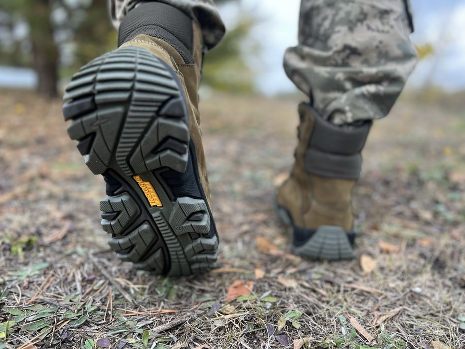 Берцы зимние / койот олива черные / Берці зимові / натуральна шкіра