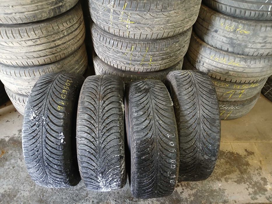 4x używane opony wielosezonowe 205/60 R16 GOODYEAR Montaż Gwarancja