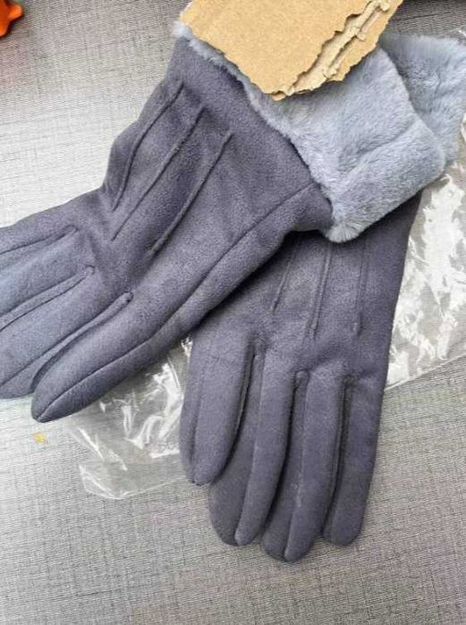 nowe szare rękawice UGG