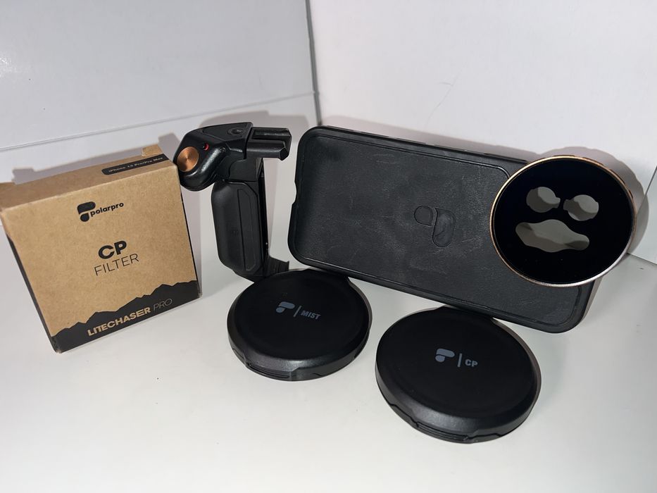 Zestaw PolarPro LiteChaser Pro do iPhone – CP Mist uchwyt case
