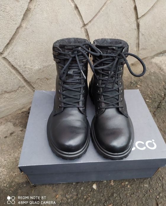 Ecco 37 ботинки на дівчинку зимові чоботи черевики сапоги взуття ессо