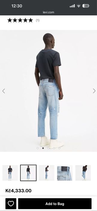 Levis Made&Crafted Draft Taper  джинси 34/30