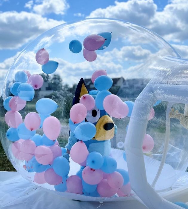 Bubble house Dmuchańce Biały dmuchaniec