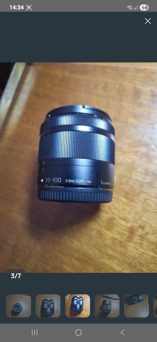 Objectiva panasonic  lumix Micro 4/3