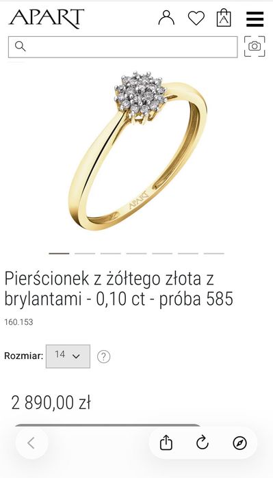 Pierścionek zaręczynowy