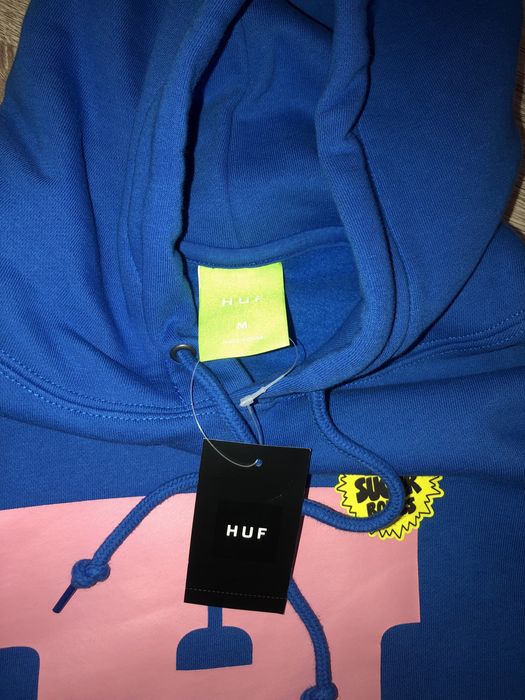 HUF hoodie bluza niebieska nowa z metką