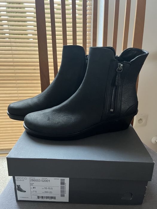 ECCO Skyler – nowe botki, czarne, EU 41