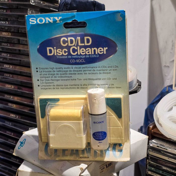Kit de Limpeza CD/LD Sony CD-9DCL – Novo em Embalagem Original