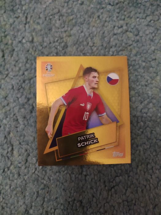Cromo dourado euro 2024 Patrick Schick