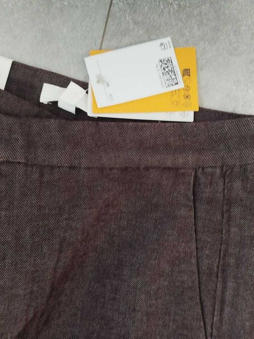 Flared High Jeans  rozm, 40 ciemnobrązowy  H&M