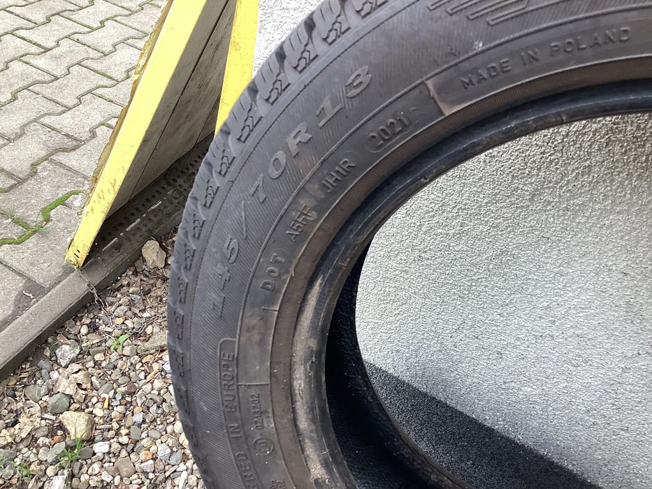 DĘBICA DEBICA 145/70r13 2szt opony zimowe zima bieżnik 7mm 2021r
