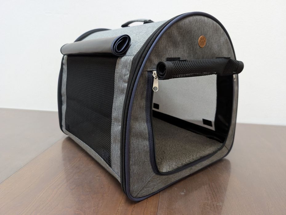 Rozkładana Torba dla Psa Easy Go S 41x48x41cm Szara - NOWA
