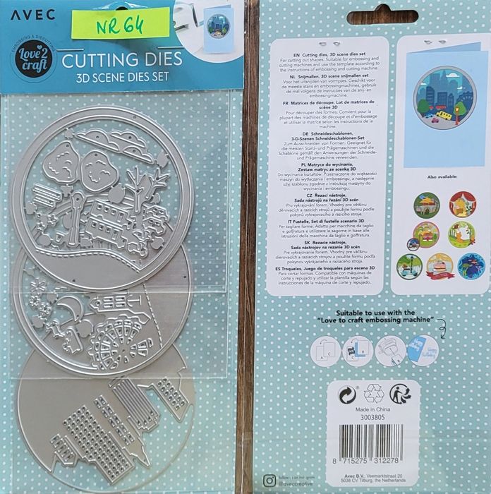 Szablon do wycinania i wytłaczania, wykrojnik do scrapbookingu