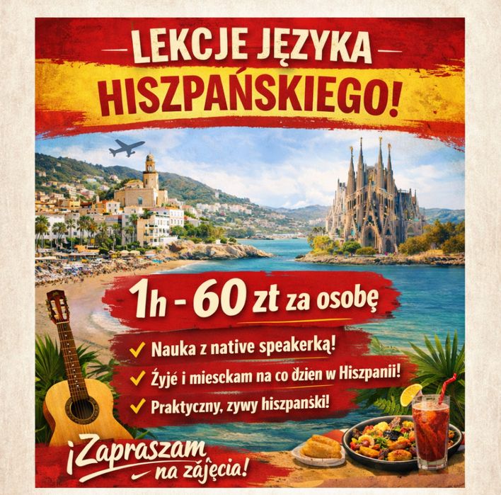 Korepetycje z języka hiszpańskiego – online