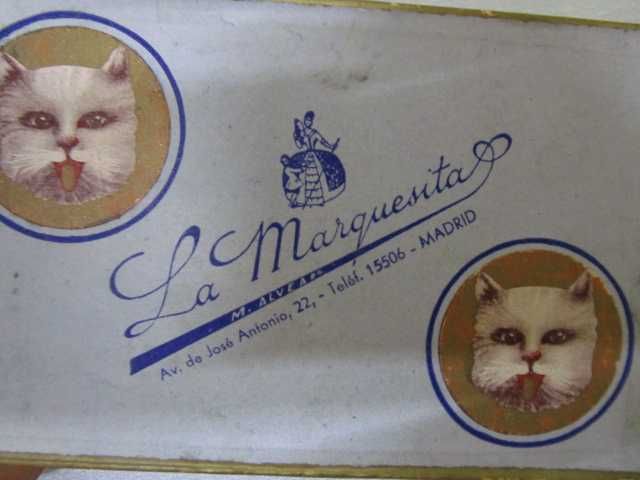 pequena caixa antiga espanhola ? cartão