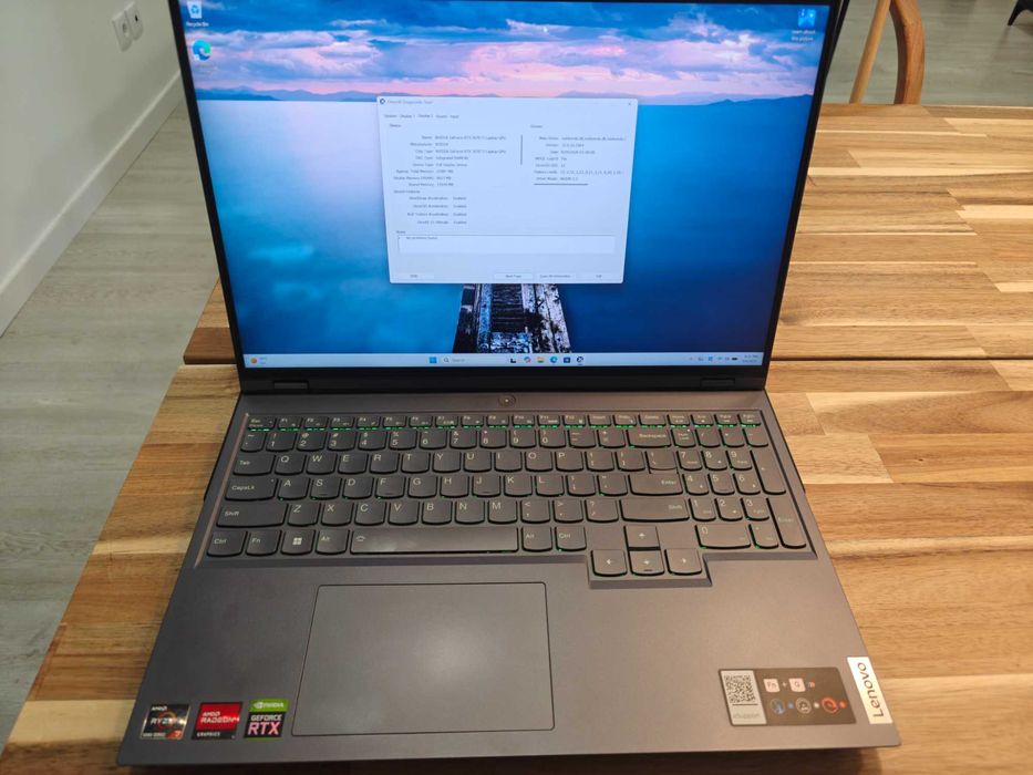 Lenovo Legion 5 Pro 16" | Ryzen 7 6800H | RTX 3070 Ti 8GB | 32GB RAM | 512GB SSD