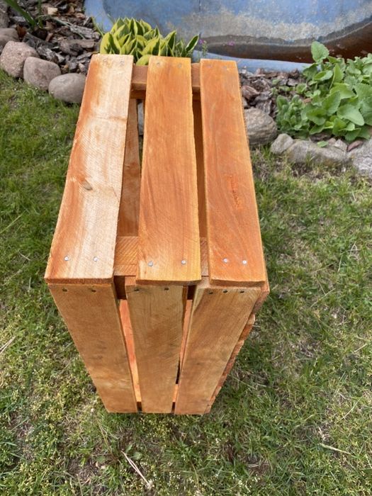 Nowe drewniane skrzynki, meble, półki, do domu, ogrodu, skrzynka