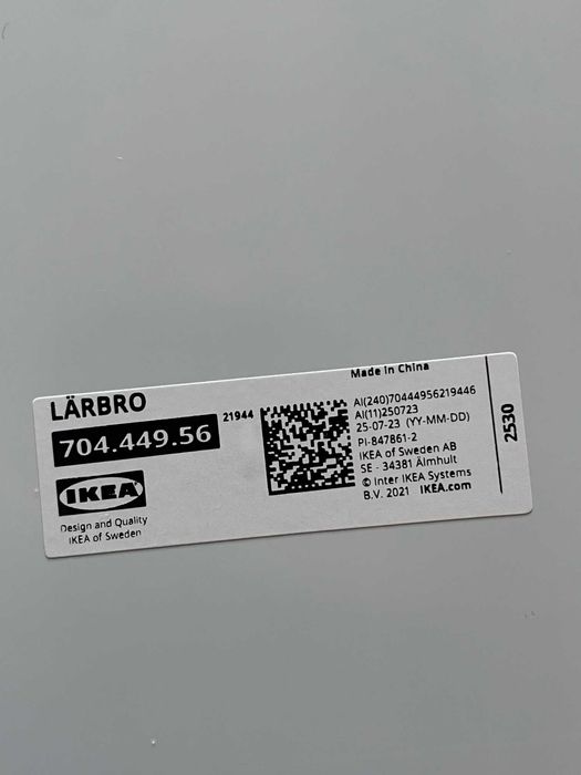 NOVO: LEDSJÖ candeeiro LED parede + LÄRBRO Espelho 48x60cm