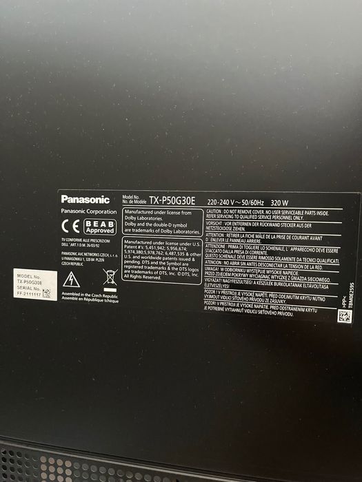 Telewizor marki panasonic 50cali