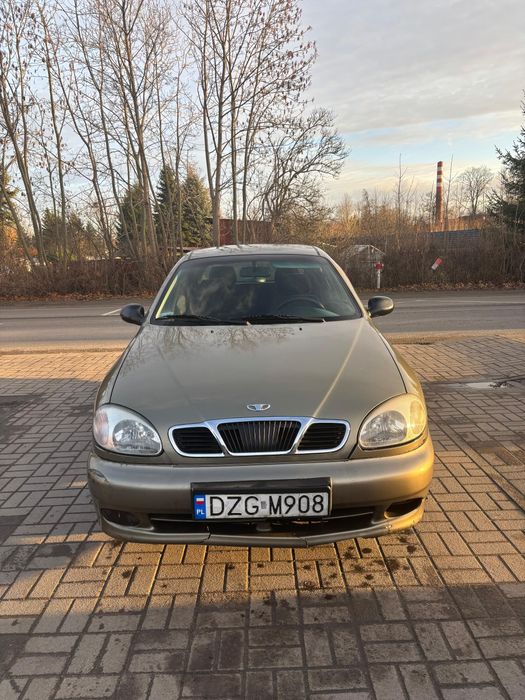 Daewoo Lanos 1.5 LPG 7lat 5d ładny kolor zadbany auto bez wkładu finan