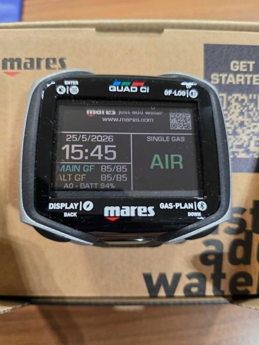 Komputer nurkowy Mares Quad CI nowy
