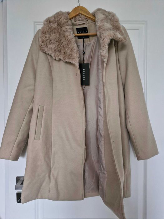 Płaszcz Mohito beżowy