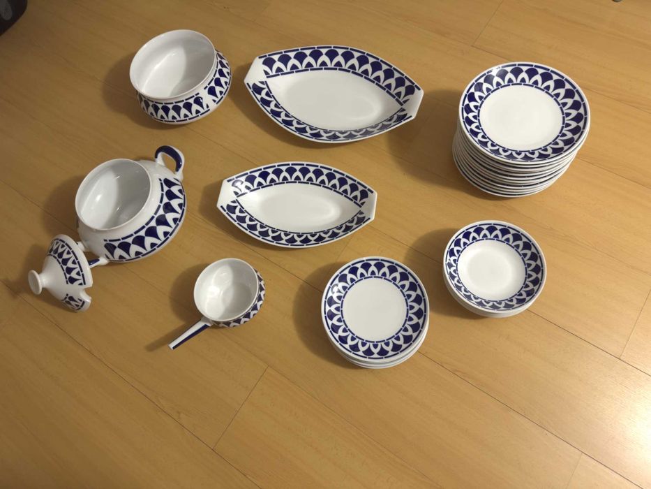 Conjunto de louça Sargadelos Itálica