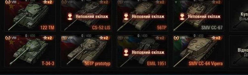 Аккаунт world of tanks