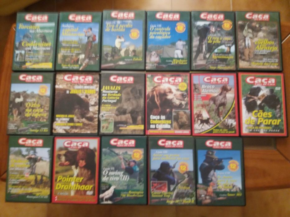 18 DVD'S Caça- Cães de Caça