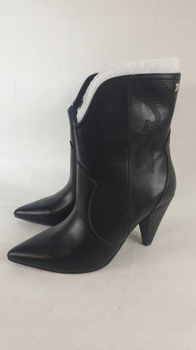 GIOSEPPO KURGAN botki kowbojki  nowe  CZARNE 38