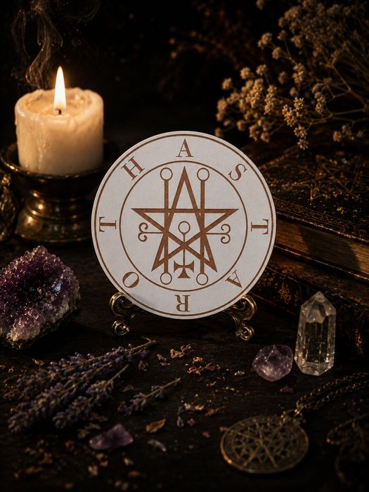 Sigilos de Goetia em MDF com suporte incluído!