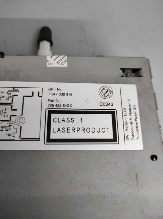 LANCIA MUSA, Radio CD, OE: 735.4528.420