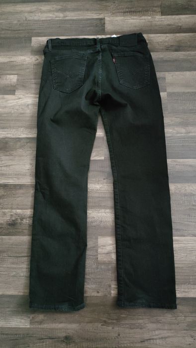klasyczne ,proste ,czarne spodnie LEVI'S 514 33/32