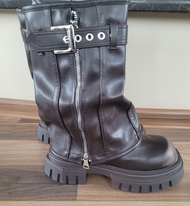 Buty botki damskie typu Biker r. 39