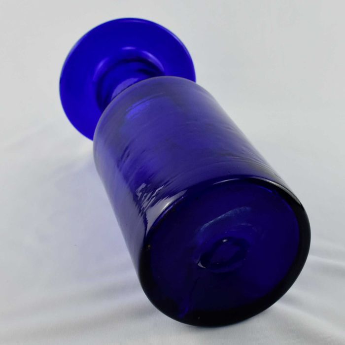 Jarra em Vidro soprado Azul Cobalto