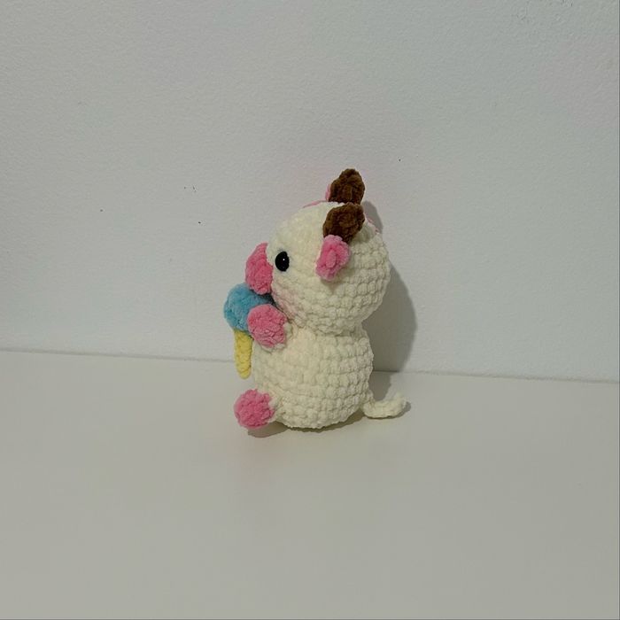 Peluche Crochet Lollipop Cow