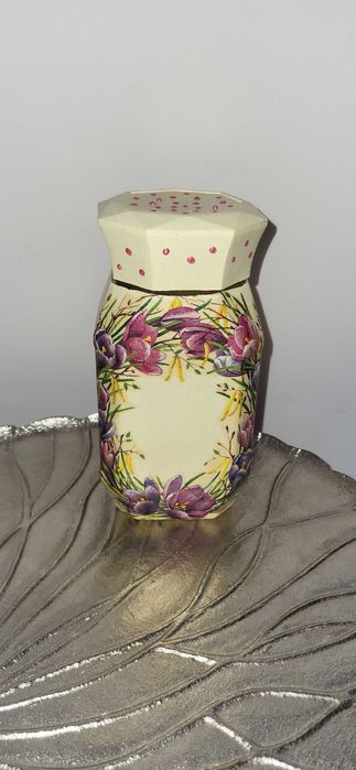 Ozdobny słoik, decoupage